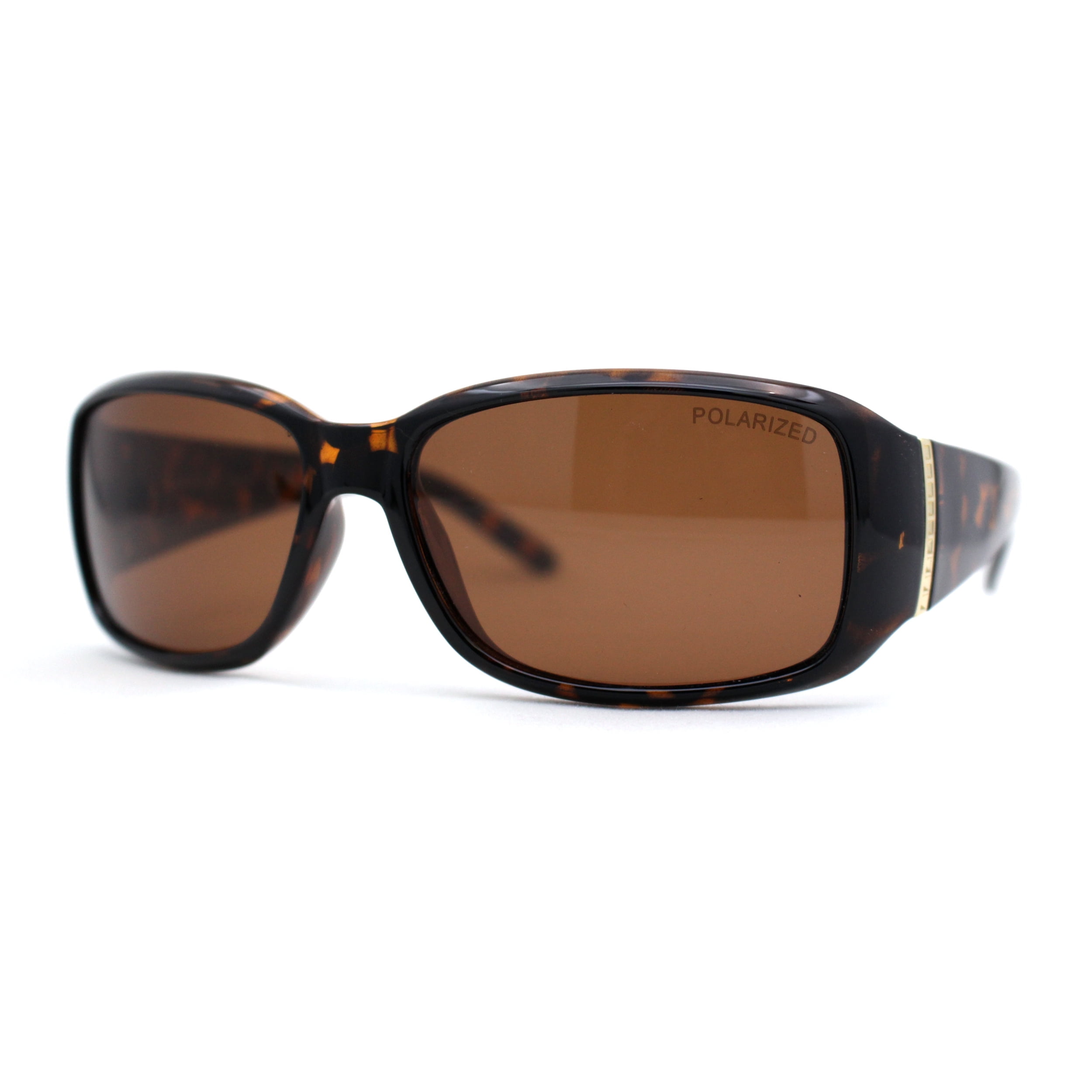 New Tortoise Brown Polarized Rectangle Sunglasses for Women Retro Cute Trendy Amazon.com: Foster Grant Polarized Sunglasses For Women  main image 2