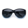 thumbnail image 1 of Polarized Womens Oversized Butterfly Rhinestone Studded Fit Over Sunglasses [Black Blue - Black], 1 of 7