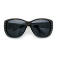thumbnail image 1 of Polarized Womens Oversized Butterfly Rhinestone Studded Fit Over Sunglasses [Tortoise - Black], 1 of 1