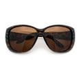 thumbnail image 1 of Polarized Womens Oversized Butterfly Rhinestone Studded Fit Over Sunglasses [Tortoise - Brown], 1 of 7
