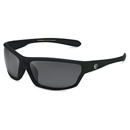 Reebok Golf RBOP 2105 Sport Sunglasses, Black-Lavender Frame/Blue
