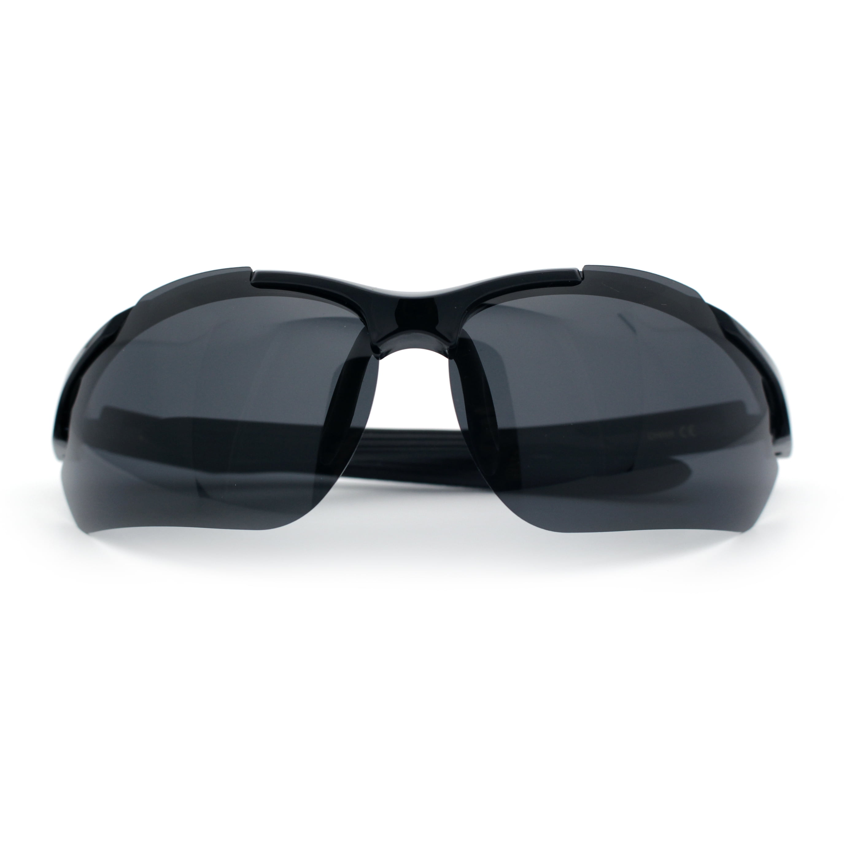 Oakley Men's Polarized Sport Wrap Sunglasses Black Size Regular