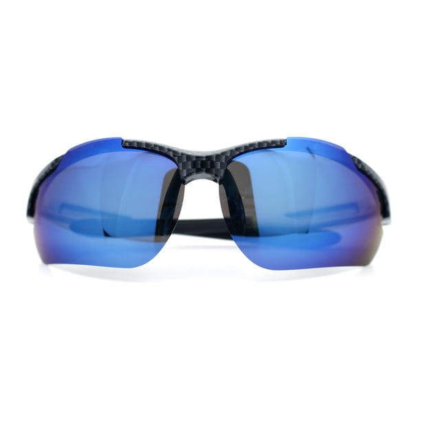 ヒップホップ+ラップ Tall, Dark And Handsome Polarized Xloop Mens Wrap Around Sport Rimless Oval Plastic