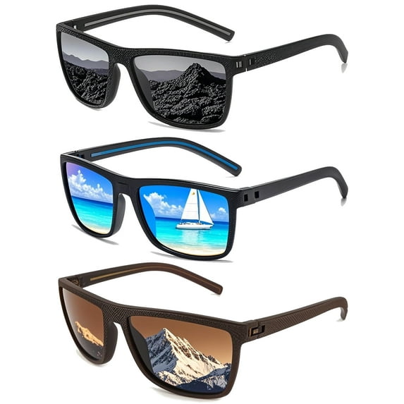 Polarized sunglasses for men and women, Mens Sunglasses Polarized UV protection Lightweight Sun Glasses for Driving Fishing Golf