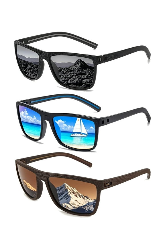 Polarized sunglasses for men and women, Mens Sunglasses Polarized UV protection Lightweight Sun Glasses for Driving Fishing Golf