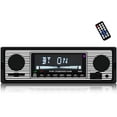 thumbnail image 1 of Polarlander 1 Din Remote Control Car Stereo with Bluetooth, USB/SD, 12W Power, MP3 Player, 1 of 17
