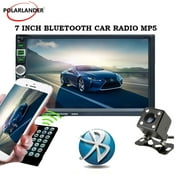 Polarlander 7 Touchscreen Car Stereo with Backup Rearview Camera for Universal Fit