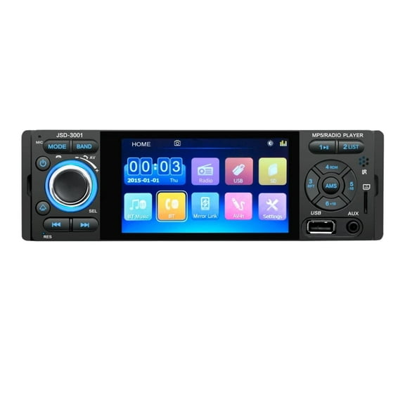 Polarlander Android Car Stereo Bluetooth MP5 Player with 4'' Touch Screen and Mirror Link
