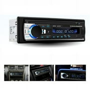 Polarlander Car Radio Stereo 1DIN FM Audio Head Unit MP3 Player USB/SD/AUX Cassette