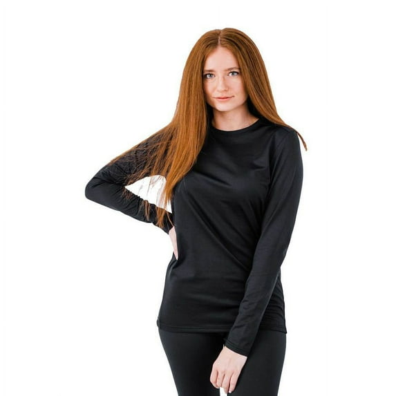 Polarmax Women's Single Layer Crewneck Midweight Relaxed Fit Base Layer