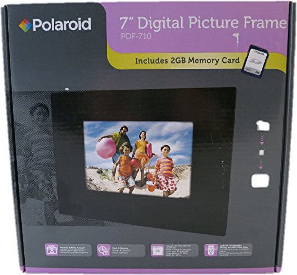 Polaroid 7" Digital Picture Frame PDF710
