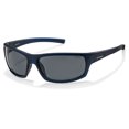 thumbnail image 1 of Polaroid 8411 Full Rim Rectangular Rubber Blue Sunglasses, 1 of 2