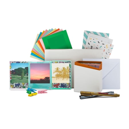 Polaroid Accessory Bundle with Transparent Hanging Album, V Frame & Paper Frame