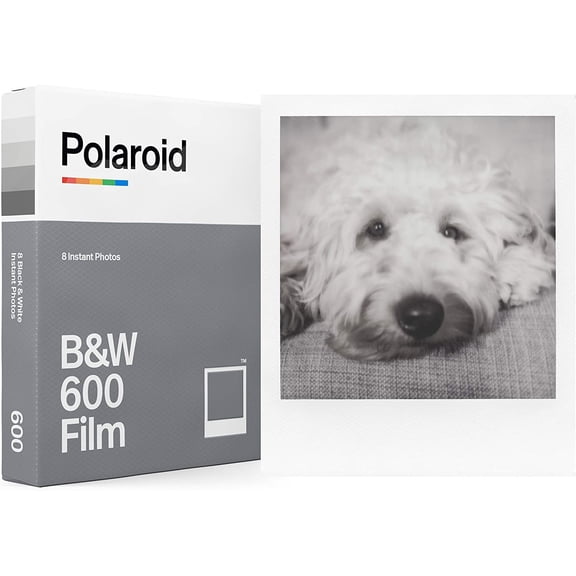 Polaroid Black & White Film for 600 8 Photos 6003