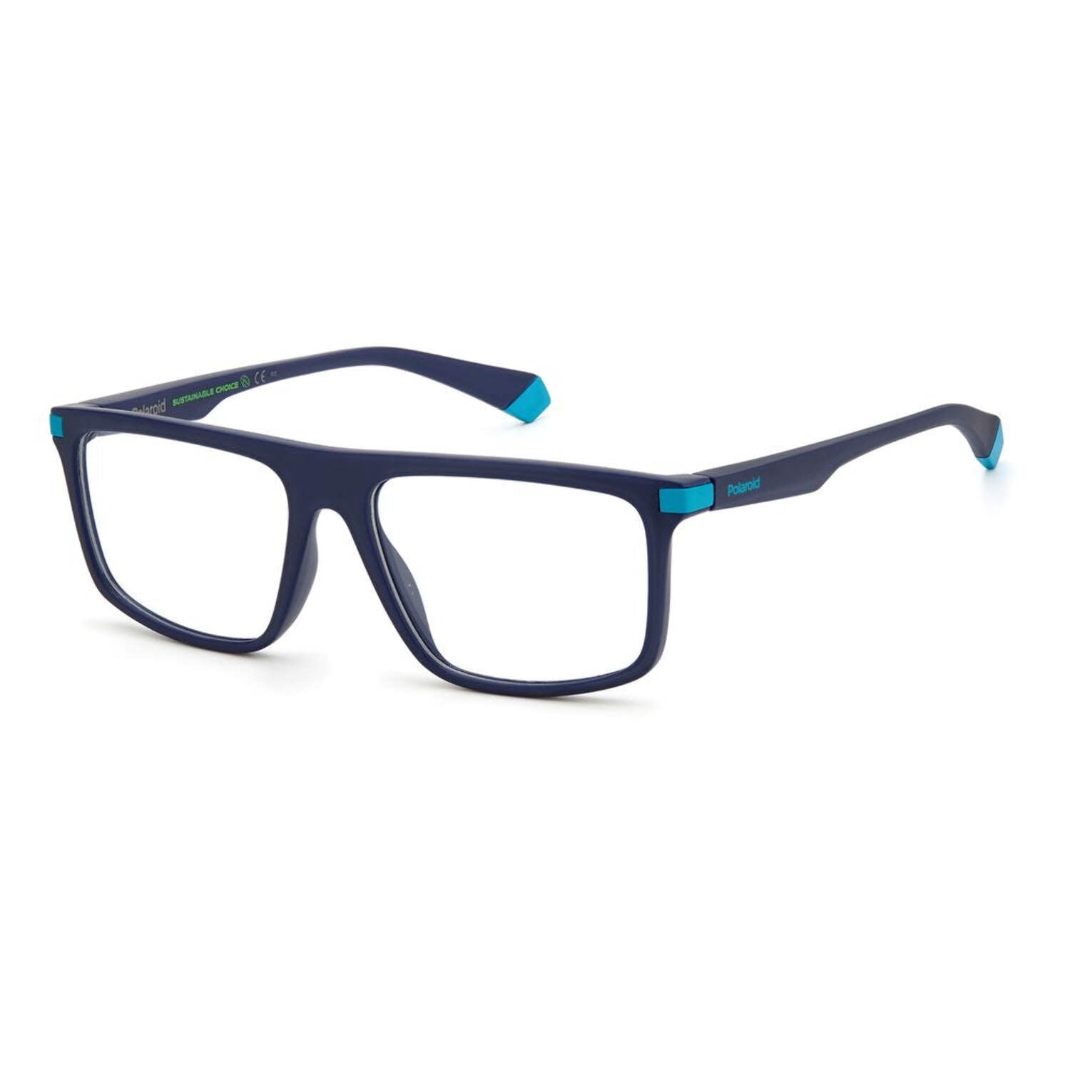 Polaroid Core D448 ZX9 Men's Blue Azure Full Rim Frame