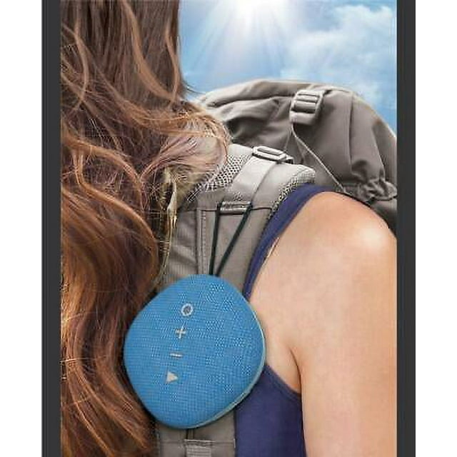 Polaroid Blue Rugged Aquasplash Wireless Bluetooth Speaker With Travel Strap