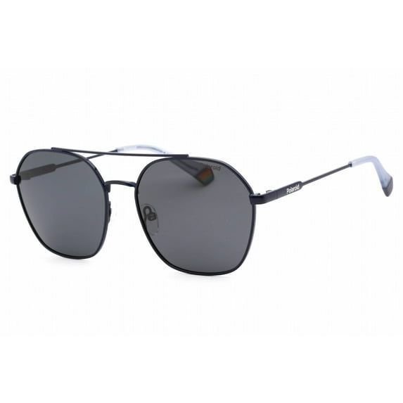 Polaroid Blue Stainless Steel Sunglasses
