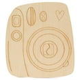 thumbnail image 1 of Polaroid Camera Wood Cutout 10-inch, 1/8 inch Thick, Pack of 3 Mother's Day/Valentines Crafts for Gifts & Girls' Décor, by Woodpeckers, 1 of 4