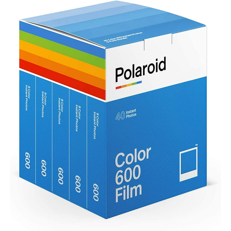 Polaroid Color 600 Film 5 Pack (40 Photos) (6013) : : Electronics