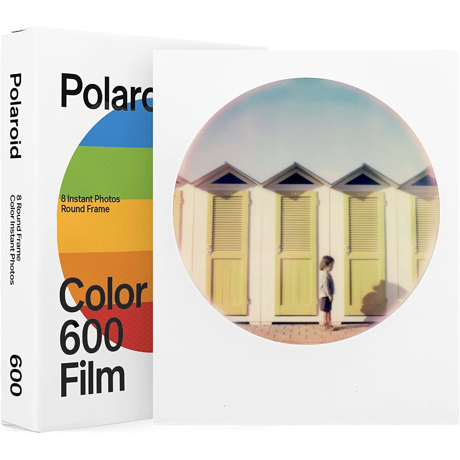 Polaroid Impossible Project Colour Round Frame Film For 600