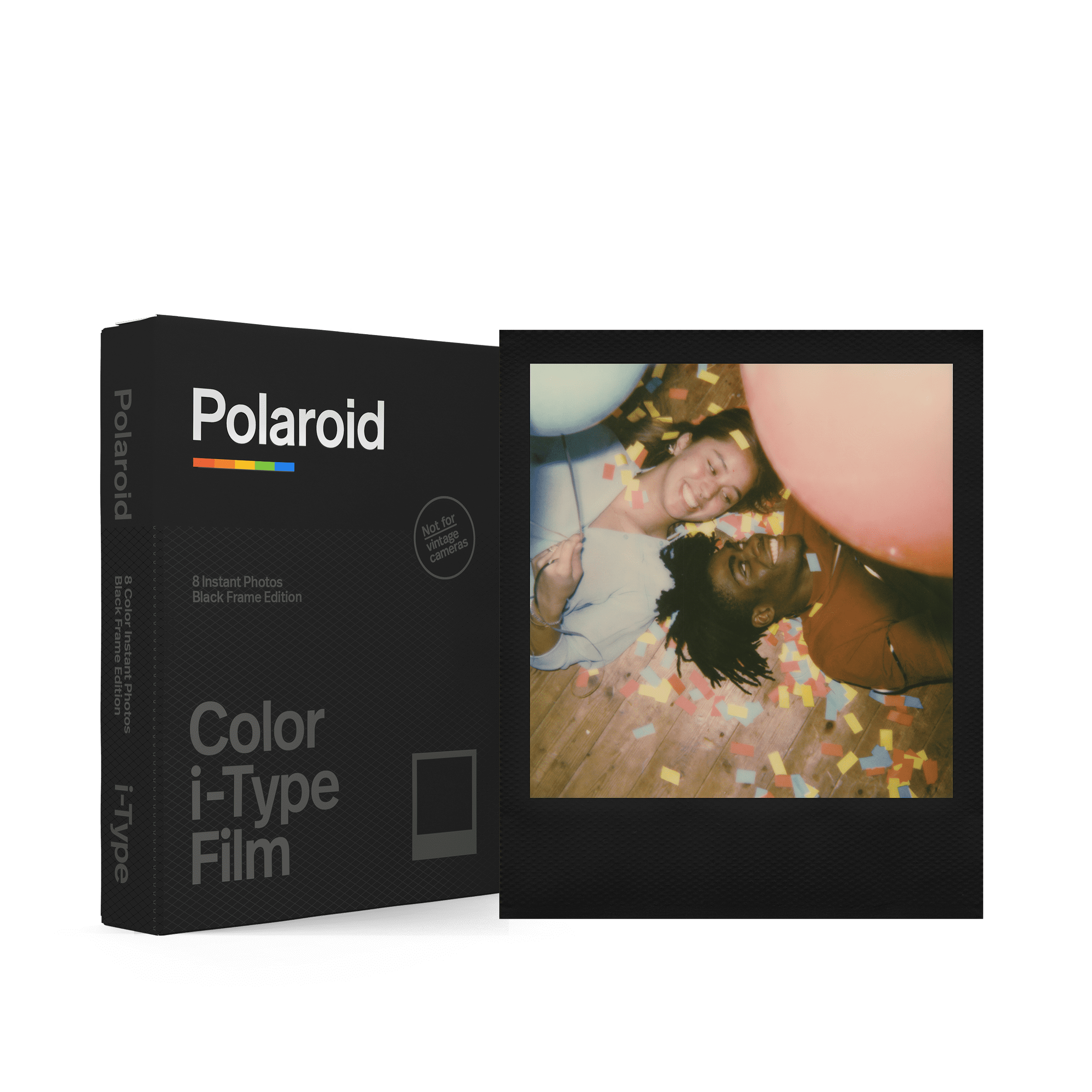 Polaroid Color Film for I-Type, Black Frame Edition - Walmart.com