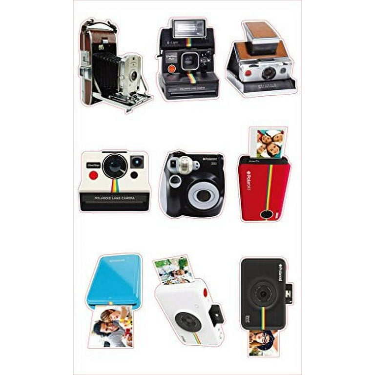 Polaroid Colorful & Decorative Polaroid Camera Stickers for Zink 2x3 Photo  Paper Projects (Snap, Zip, Z2300) - Pack of 3 