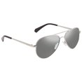 thumbnail image 1 of Polaroid Core Grey / Silver Mirror Polarized Pilot Unisex Sunglasses PLD6012NS 0010 56, 1 of 3