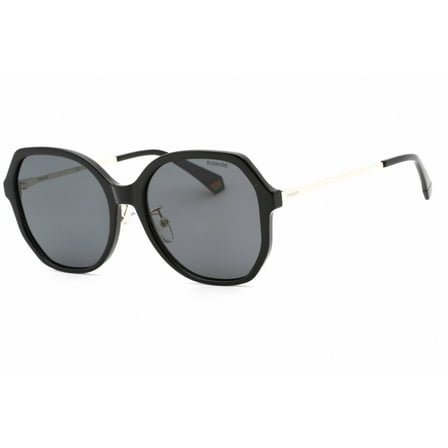 Polaroid Core PLD 6177/G/S 0807 M9 Women's Black Square Sunglasses