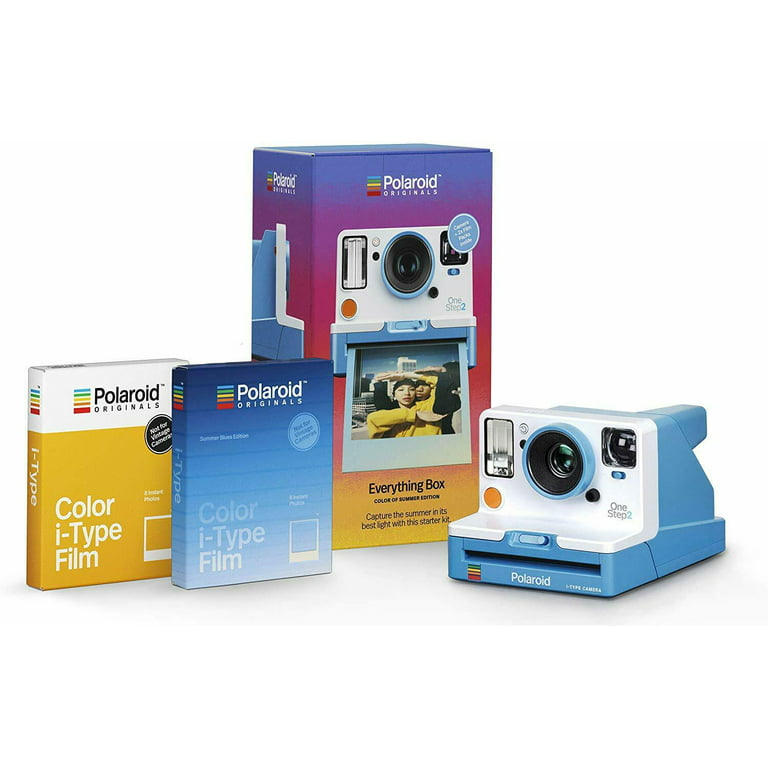 Polaroid Everything Box - Onestep 2 VF Summer Blue Camera and Film Bundle  (4937) 