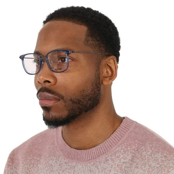 Polaroid Demo Rectangular Men's Eyeglasses PLD D384/G 0XW0 51