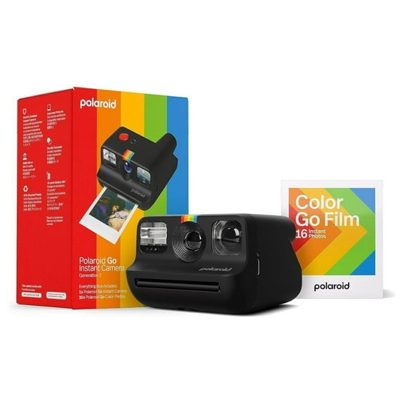 Polaroid Go Gen 2 Instant Camera (Black) - Starter Bundle