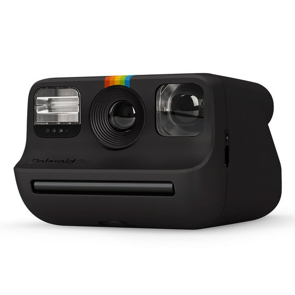 Polaroid Go Instant Camera with Wrist Strap & USB Charging Cable (Black)
