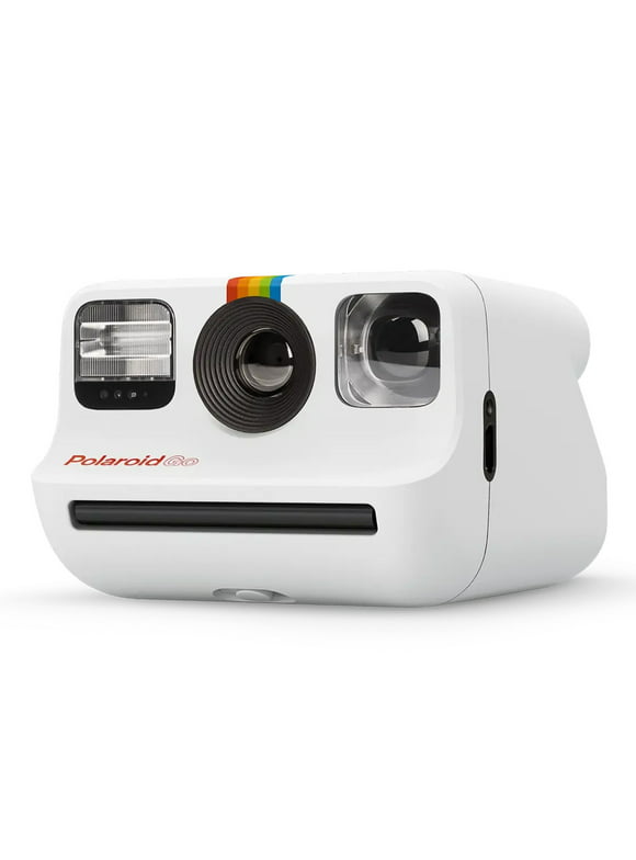 Polaroid Go Instant Camera with Wrist Strap & USB Charging Cable (White)