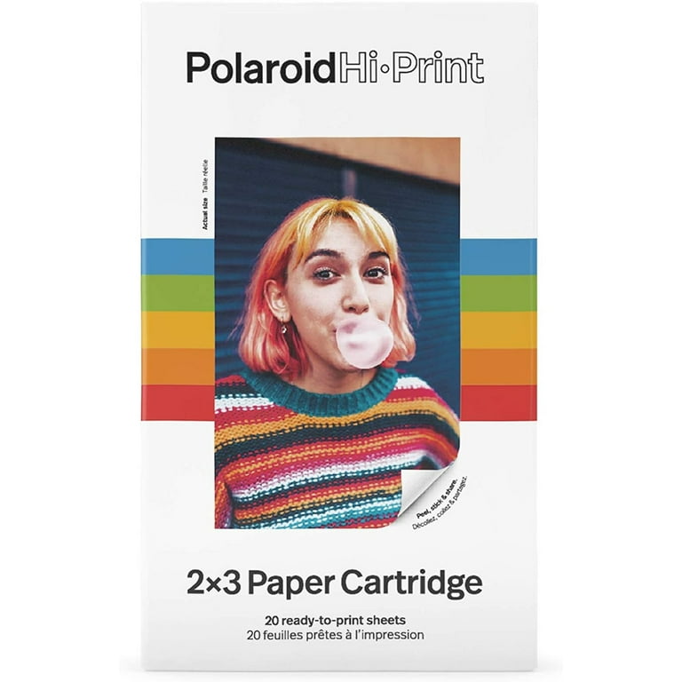 Polaroid 8”x8” Cloth Covered Scrapbook Photo Album Zink 2x3 (Red)
