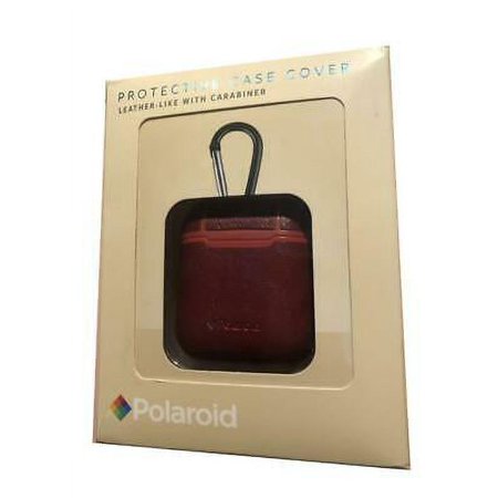 Polaroid Leather Protective Case Cover for Wireless Earbuds