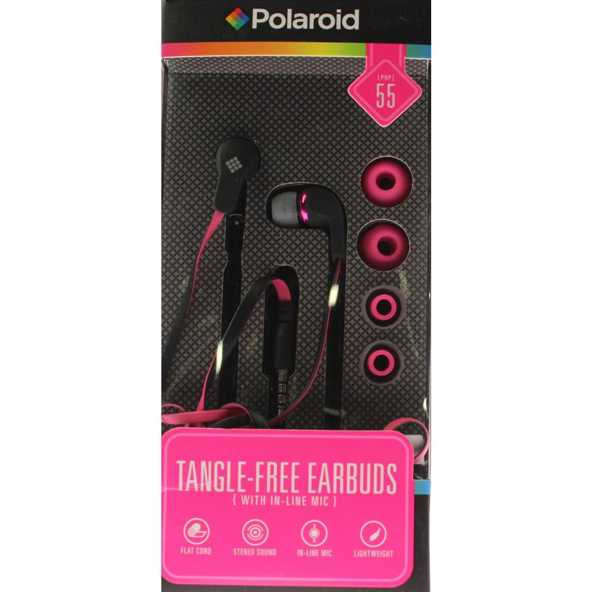 Écouteurs Intra-auriculaires Polaroid 55 PHP Avec Micro, Anti-emmêlement, Blancs Neufs
