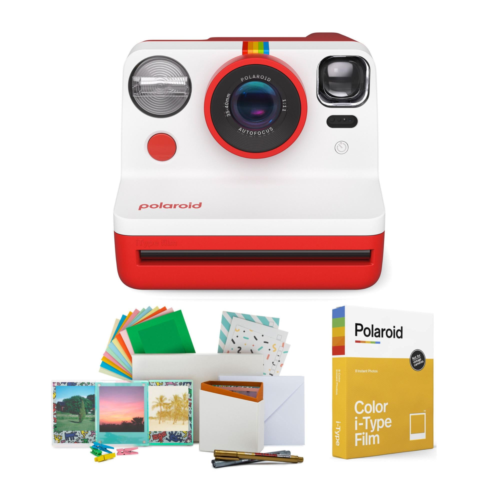 Polaroid NOW Instant Camera Generation 2 (Red) w/Film Kit & Color