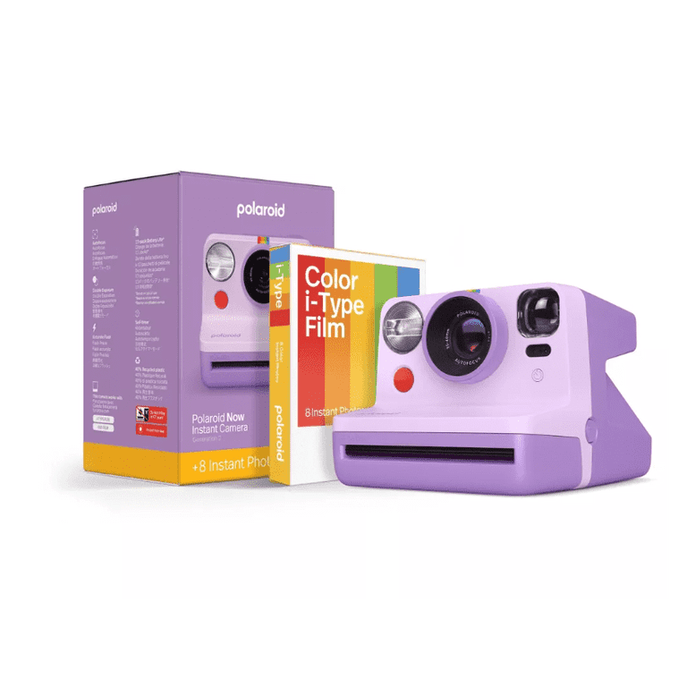 Polaroid Now Gen 2 Instant Camera + Color Film Bundle (8 Photos