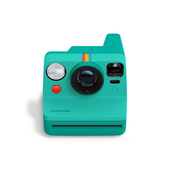Polaroid Now Generation 3 Instant Camera - Two-Lens Autofocus, Double-Exposure & Self-Timer with Built-in Tripod Mount (Teal)