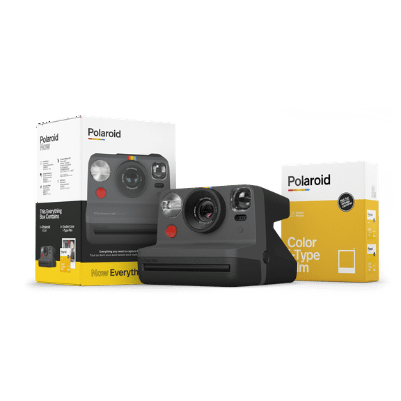 Polaroid Now Instant Camera Everything Box - Black