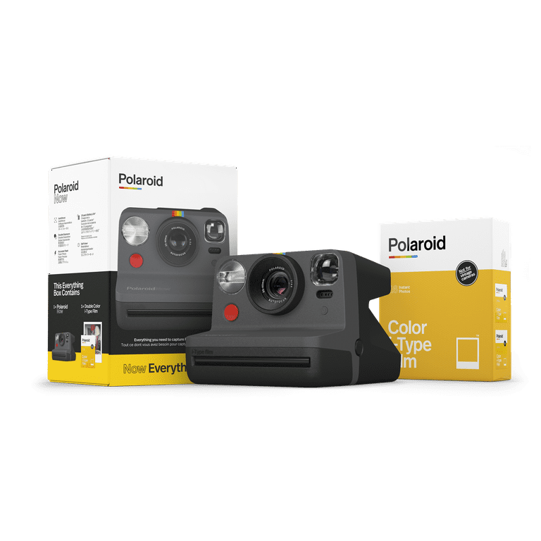 Polaroid Now Instant Film Camera (Black)