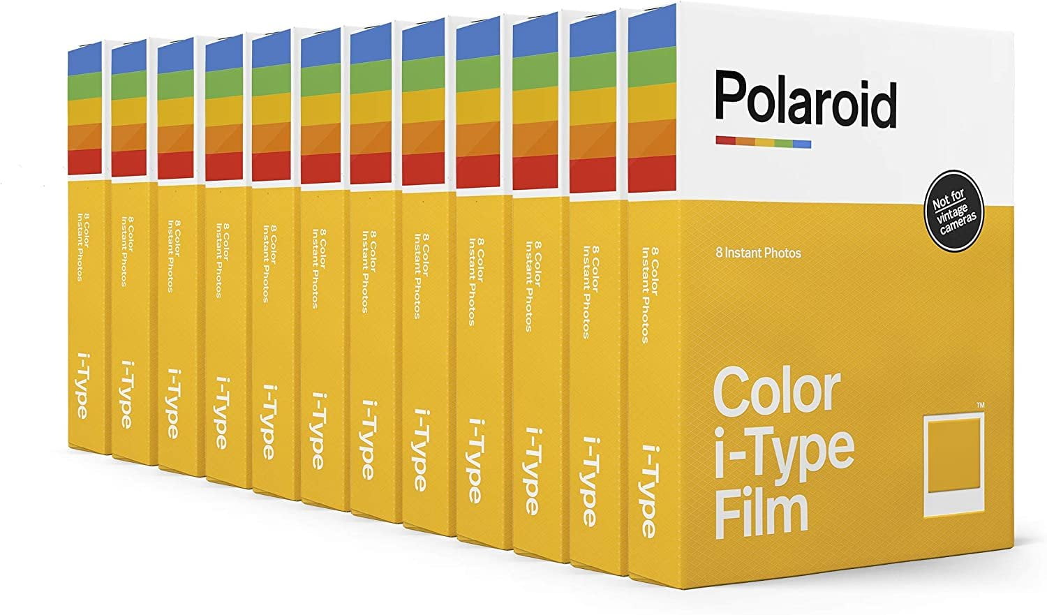 Polaroid Color i-Type Instant Film (8 Exposures) + 5 Photo Album for  Polaroid Prints - Gift Bundle