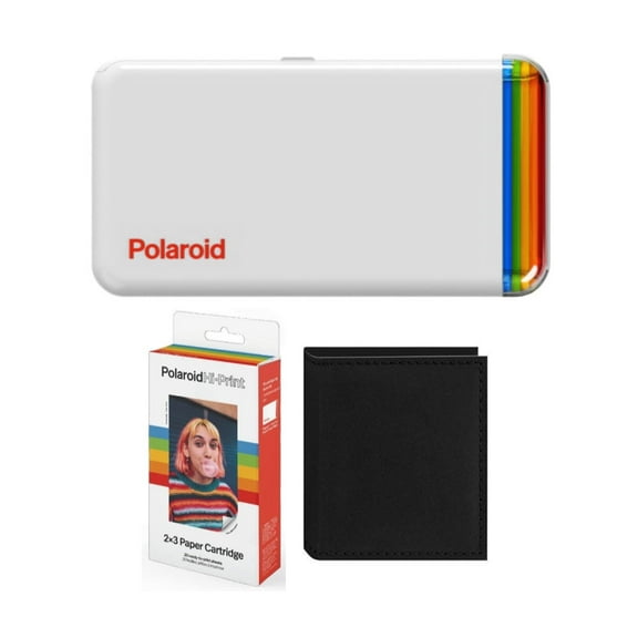 Polaroid Originals Hi-Print 2x3 Inch Pocket Printer with Back Paper and Album