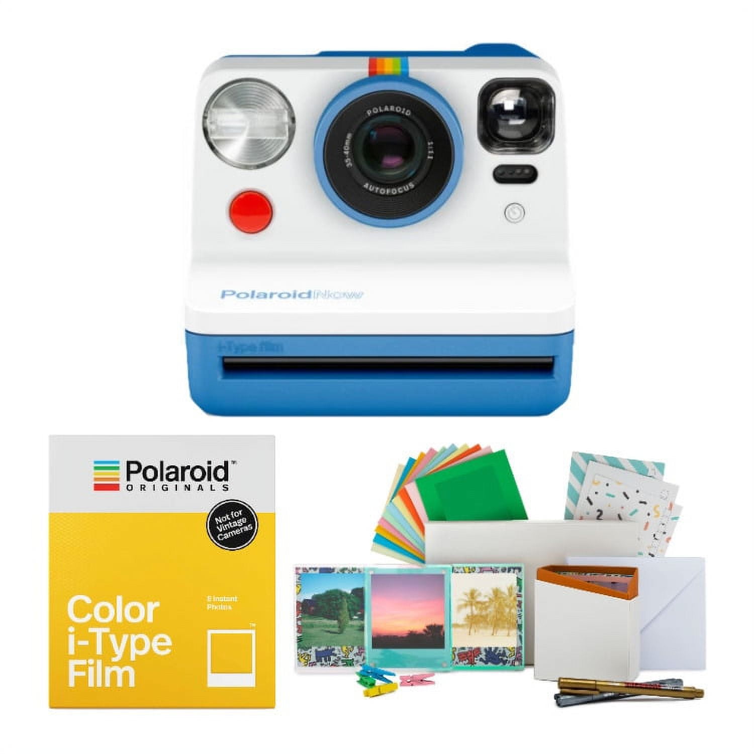 Polaroid Now+ 2nd Generation I-Type Instant Film Bluetooth Connected App  Controlled Camera - Forest Green (9075)