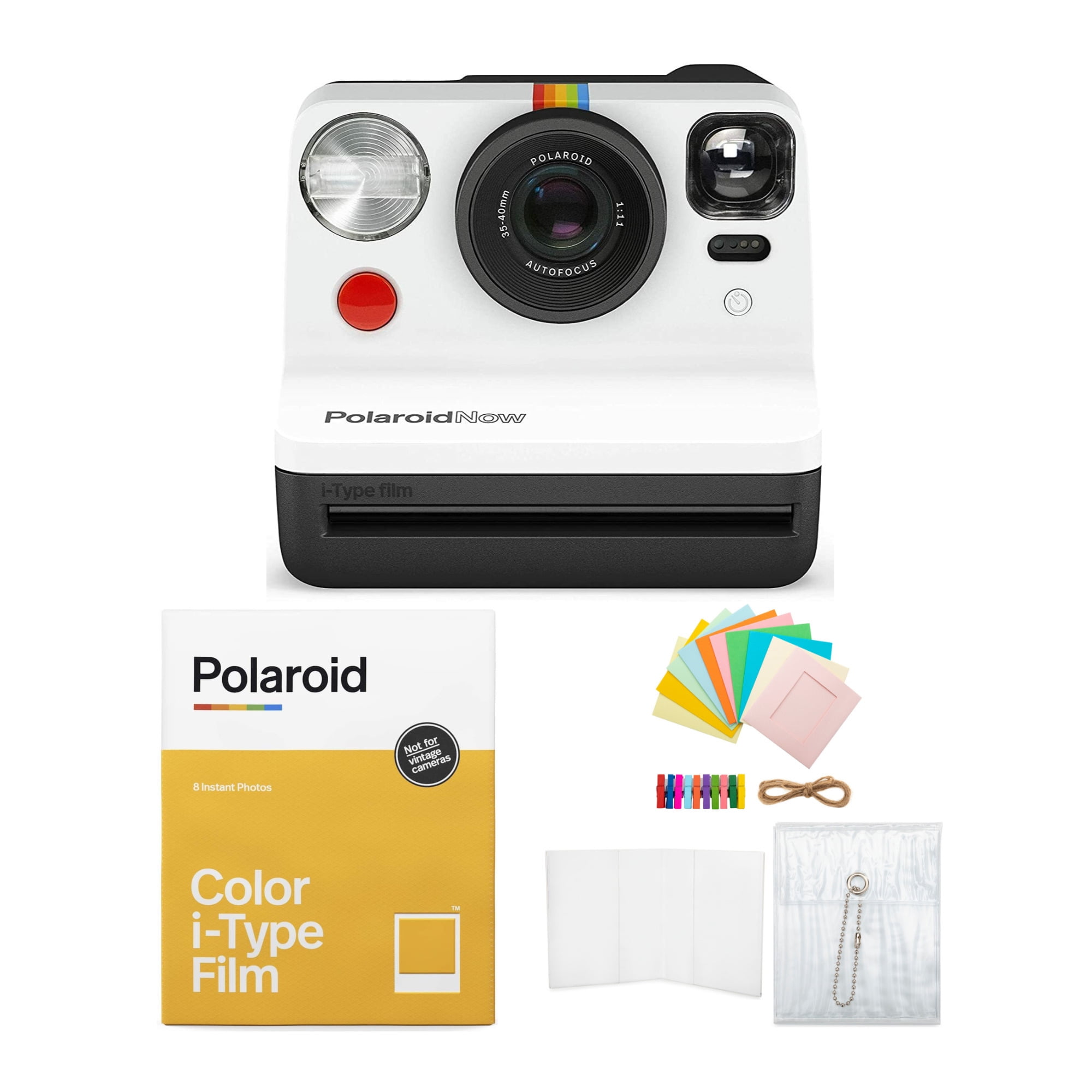 Polaroid Now Instant Film Camera (Black)
