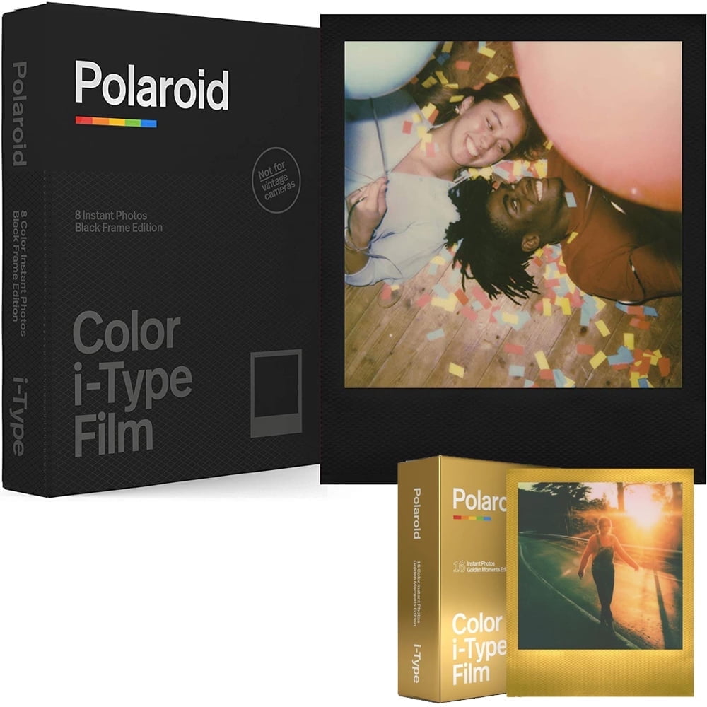 Polaroid Originals Color Film for i-Type Cameras, Black Frame