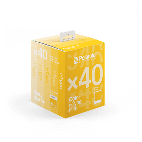 Polaroid Originals x40 film pack - 600 color fi lm, classic white frame