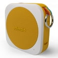 thumbnail image 1 of Polaroid P1 Portable Bluetooth Speaker with Carabiner (Yellow & White), 1 of 10