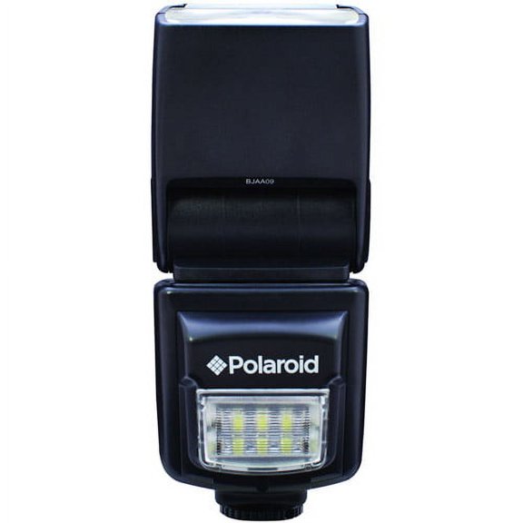 Polaroid PL160 Dual Power Zoom - Hot-shoe clip-on flash - 45 (m) - for Nikon D300, D3000, D3100, D3200, D3s, D3X, D4, D5000, D5100, D60, D700, D7000, D800, D90