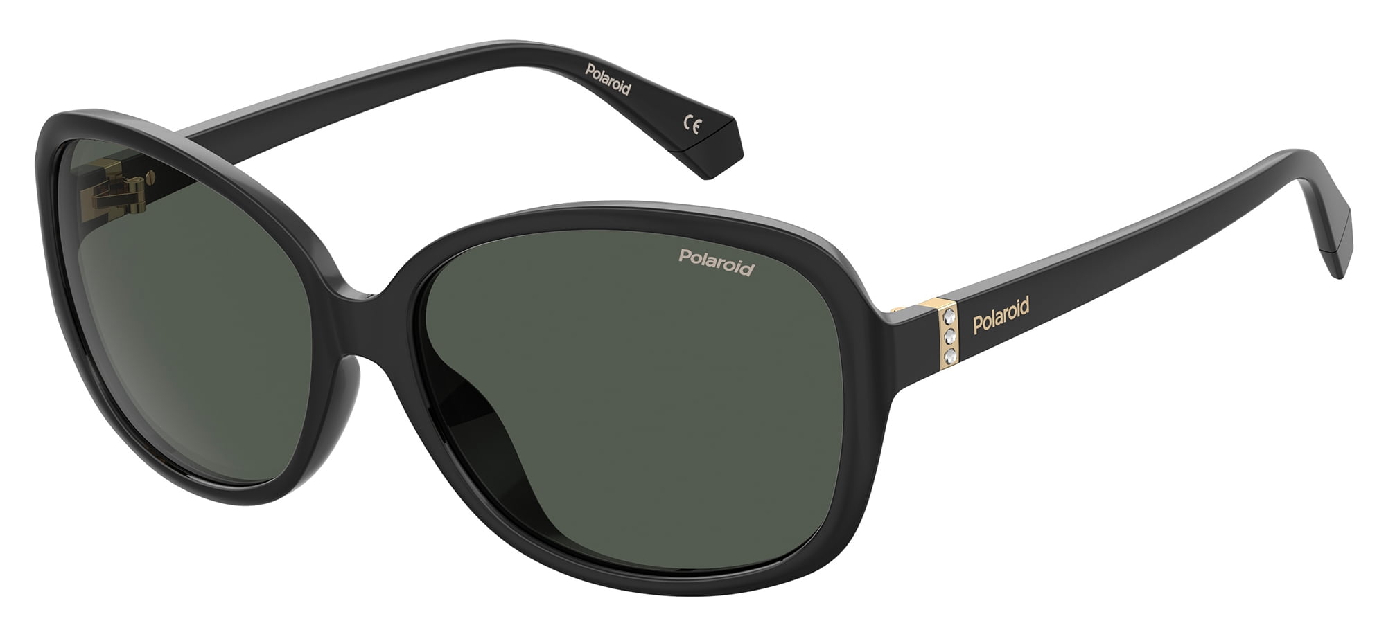 Polaroid Black Polycarbonate Sunglasses